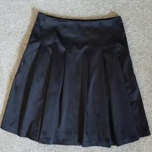 BCX Black Satiny Pleated Skirt!  Size 5